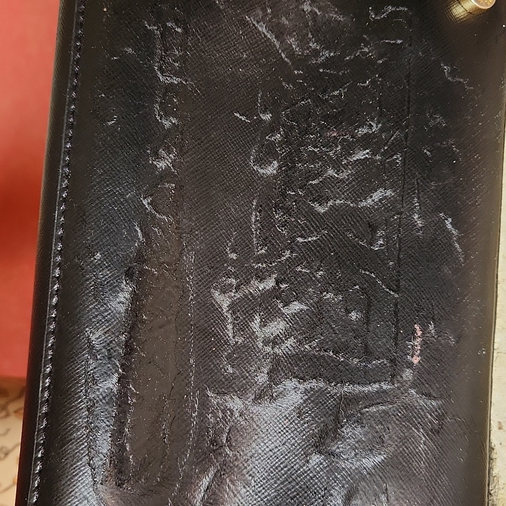 Michael Kors Black Leather Tote Bag - Picture 11 of 12